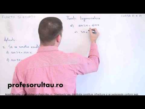 43   cls10   Functii si ecuatii   functii trigonometrice   aplicatii   partea 5 - profesorultau.ro