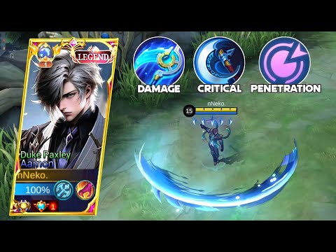 AAMON NEW 1 HIT BUILD NO NEED ULTIMATE [ 100% overpowered ]