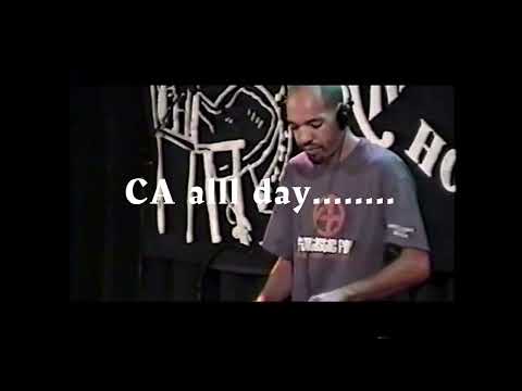DJ JFX (heavyweights) live at the Sunz of Man (wu tang) show - 2002 @The Knitting Factory Club