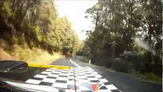 Drew and Ella Kent Targa Tasmania 2012 Cethana stage