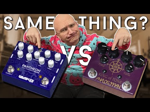 Same idea, different pedals? Pantheon DLX vs King of Tone