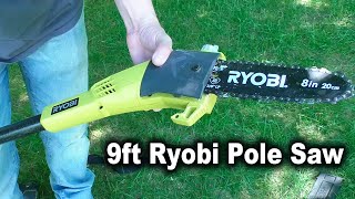 Ryobi 9ft 18V Battery Powered Pole Saw