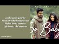 So Baby Song Lyrics Doctor Anirudh Sivakarthikeyan