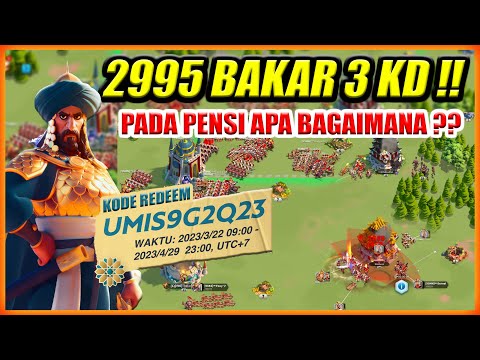 3 KD DIBUAT PENSI SAMA 2995 ?? WAR KVK 1 2995 VS 2993 2994 2996 ROK !!