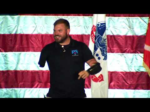 Travis Mills speaks at the Greater Green Bay Chamber's 2020 Annual Dinner