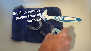 Cleaning Dental Aligners, Retainers, Mouthguards etc