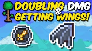 Terraria: Doubling Damage &amp; Finally getting WINGS