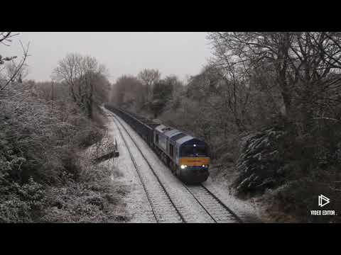 GBRF 66727 “Maritime One” Small Heath LaFarge-Dowlow Hindlow @ Apethorn Lane. 4/12/20