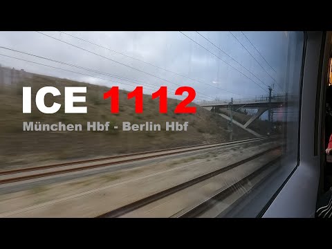 Komplette Fahrt im ICE Sprinter von München nach Berlin | ICE 1112