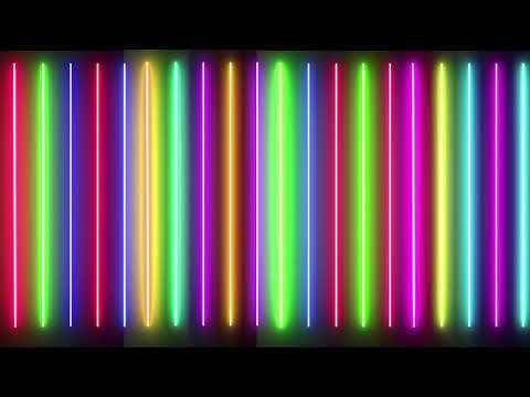 Club Visuals 1085 - Neon Lines Motion Background