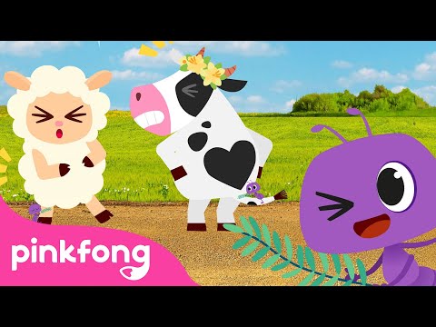 The Little Tiny Ant 🐜 I Went To The Market! | Farm Animals | Pinkfong Nursery Rhymes for Kids