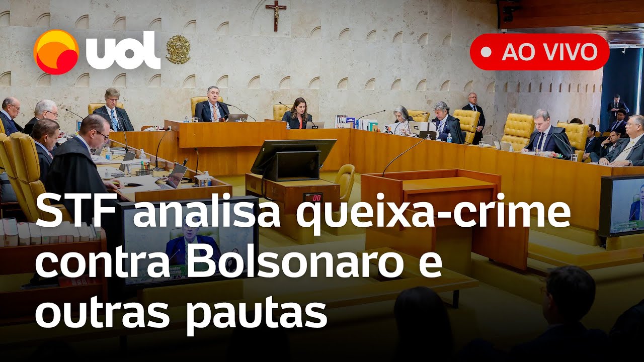 STF analisa queixa-crime contra Bolsonaro por calúnia, pedido de extradição de venezuelano e+ pautas