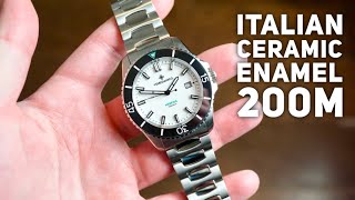 Venezianico Nereide Dive Watch Review   Italian Watches! Enamel Dial :