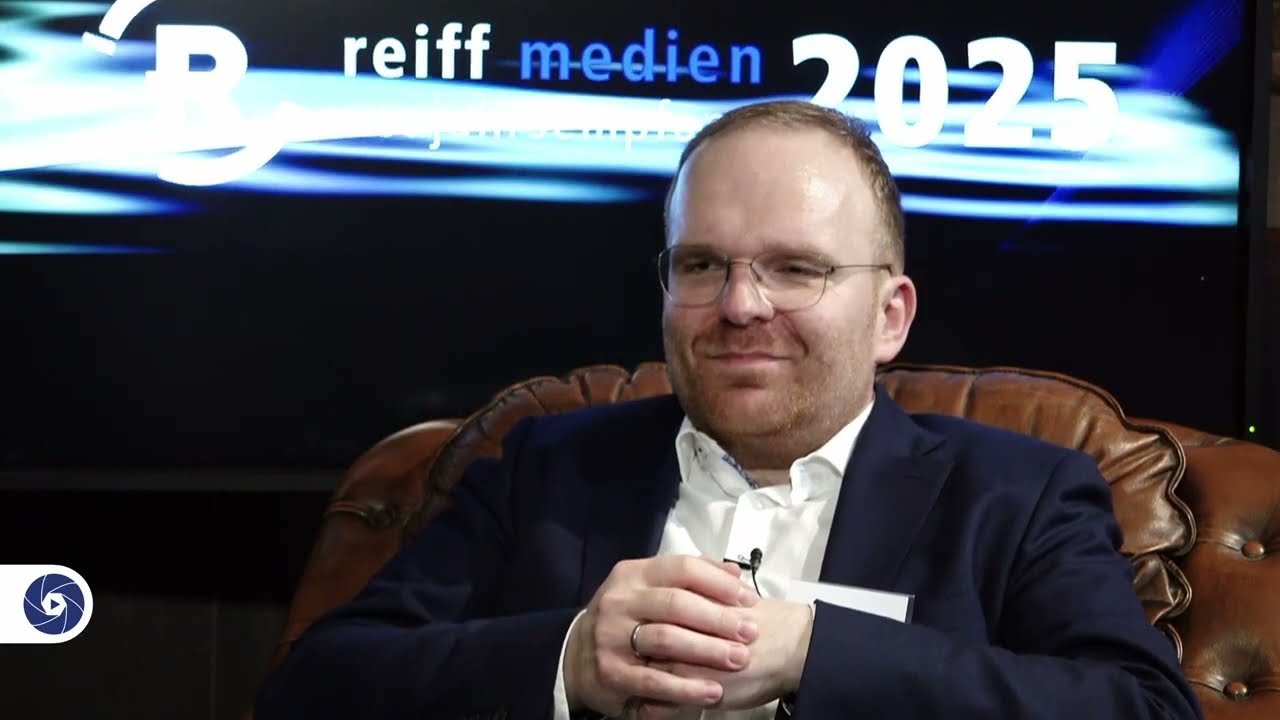 Jens Sikeler beim Reiff Medien Neujahrsempfang