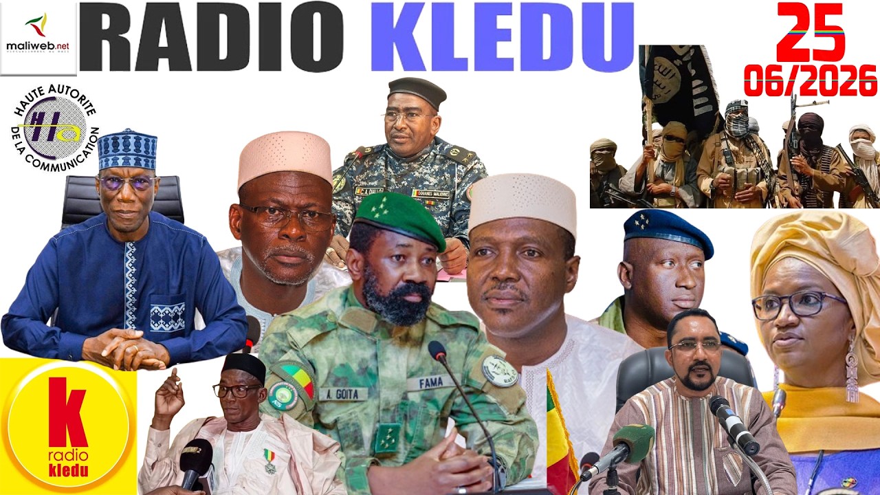 La Revue de Presse de la RADIO KLEDU du 25 Juin 2026
