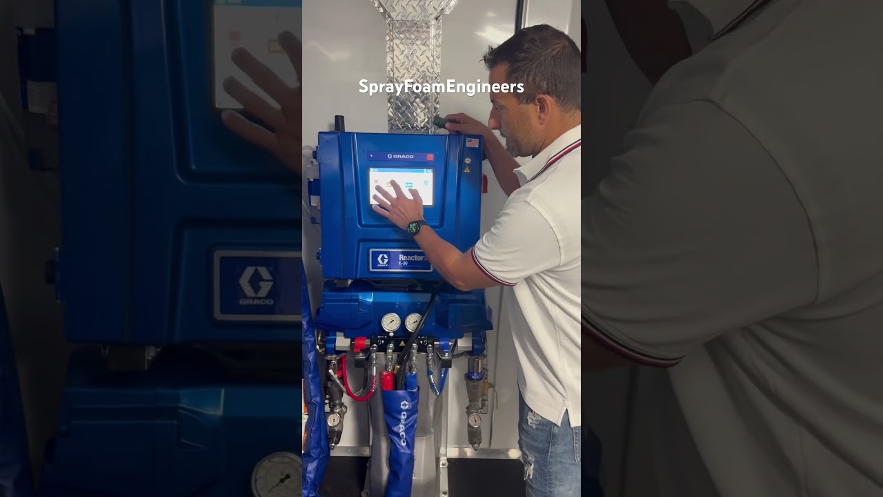 Graco E30 Reactor 3 Shore Power rig walk through - quiet rig, cheap spray foam rig with high quality