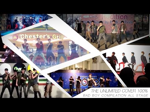The Unlimited Cover 100%(백퍼센트) - Bad boy (Compilation all stage)