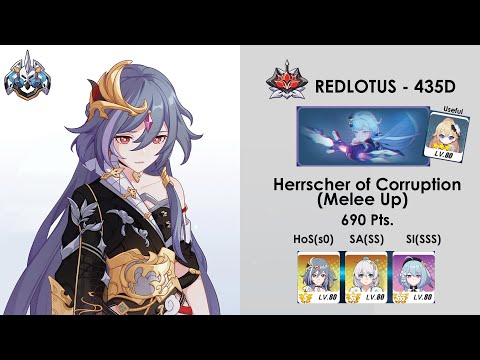HI3: Ex Abyss Redlotus (435D) | Herrscher of Corruption (Melee Up)