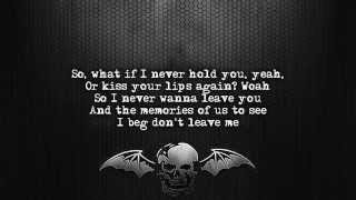 Avenged Sevenfold - Seize The Day [Lyrics on screen] [Full HD]