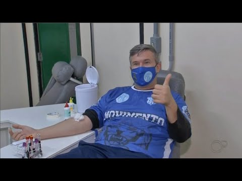 Torcedores do Marília se unem para doar sangue