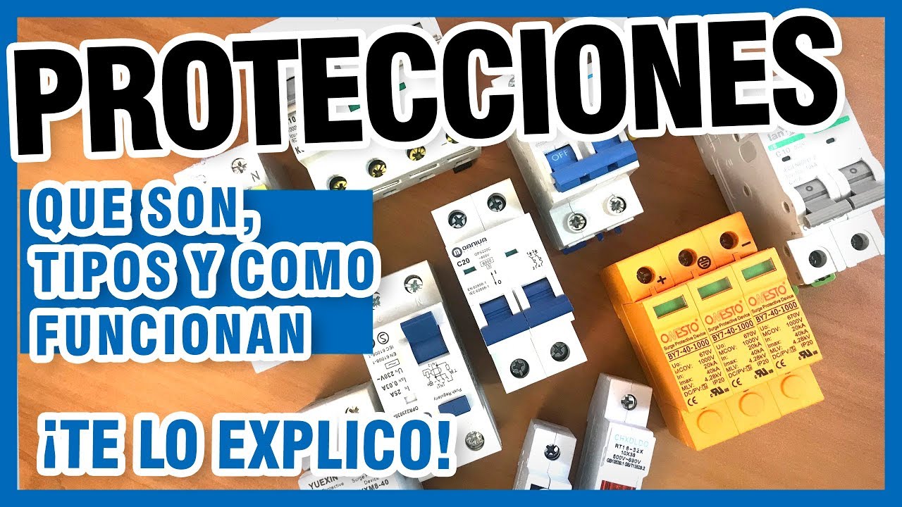 Tus PROTECCIONES para instalación solar fotovoltaica   que son tipos como funcionan