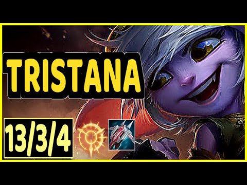 TRISTANA VS JHIN - 13/3/4 KDA ADC GAMEPLAY