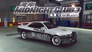 Midnight Club 3: Tokyo Cop - Nissan Skyline GT-R