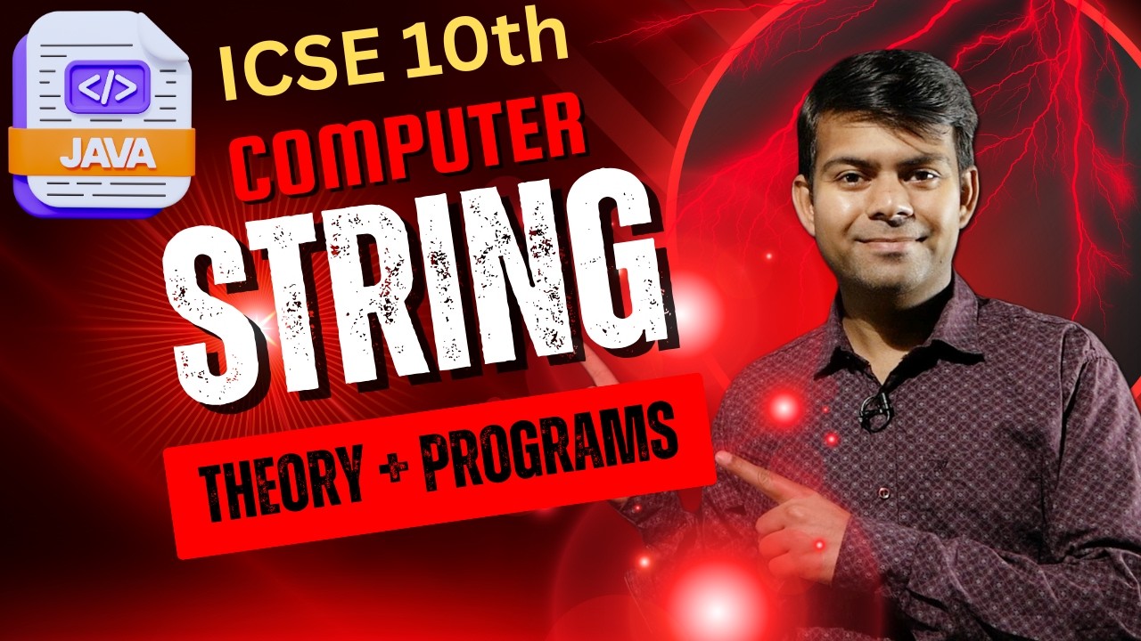 STRING 1 SHOT | Important Java Programs | Class 10 ICSE Computer 2026 Exam #amplifylearning