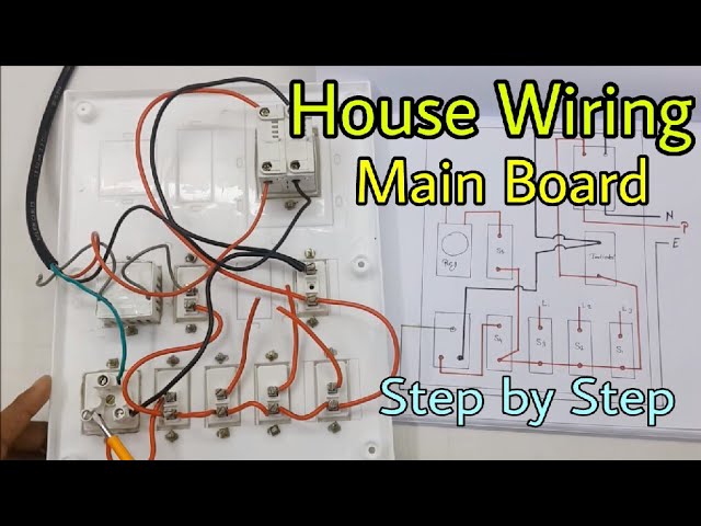 House Wiring Of Main Electrical Board Step By Step In Hindi
