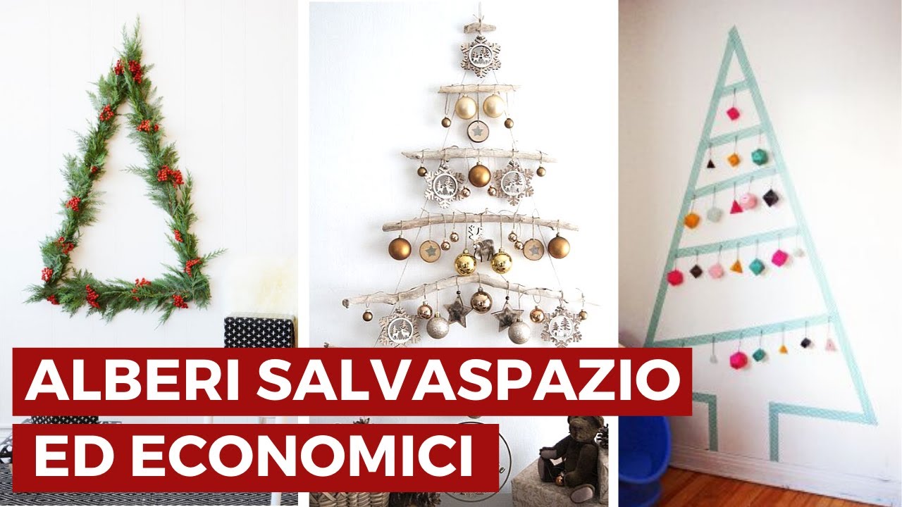 Idee SALVASPAZIO ed ECONOMICHE per l’ALBERO di NATALE | Casa piccola