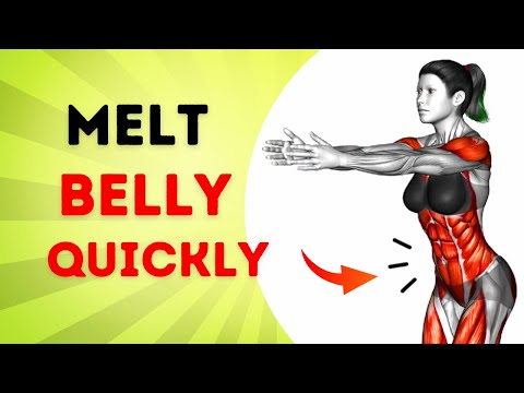 How to LOSE BELLY FAT in 7 days (Belly, waist & abs) ➜ 30 minute STANDING Workout | 100% GUARANTEED