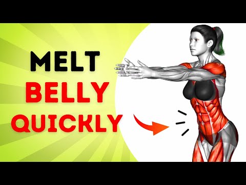 How to LOSE BELLY FAT in 7 days (Belly, waist & abs) ➜ 30 minute STANDING Workout | 100% GUARANTEED