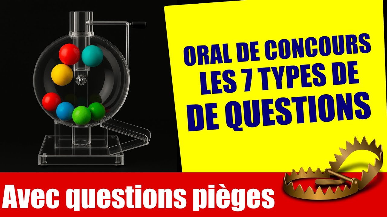 Réussir son oral de concours : 7 types de questions (questions pièges, mises en situation...)