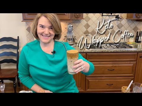 Dairy-free Keto Dalgona (whipped coffee)