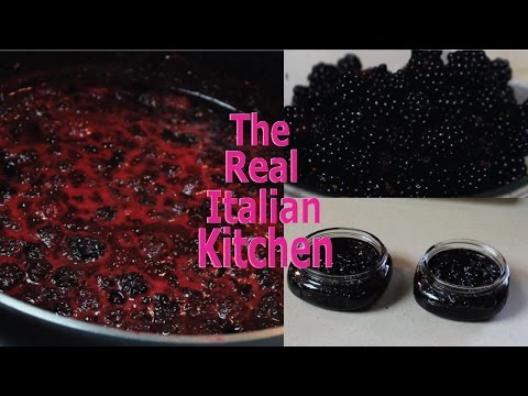 How to make Blackberry Jam - Real Italian Kitchen