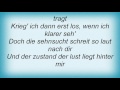 17791 Peter Schilling - Ein Paar Tage Weg Von Dir Lyrics