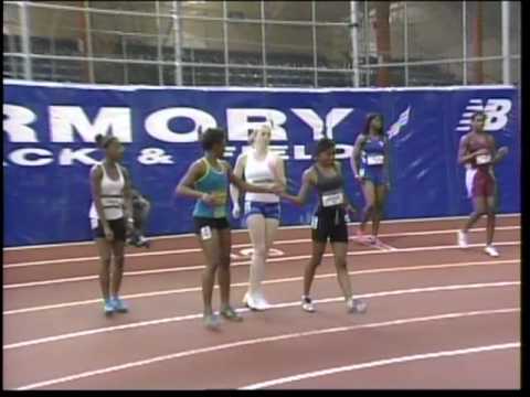 Girls 60m Prelim Heat 2 - New Balance Indoor Nationals 2011