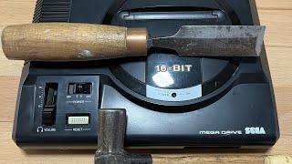 Sega Mega Drive mark l repair, sometimes it’s a simple fix👍, from Retro World Derby,faulty.