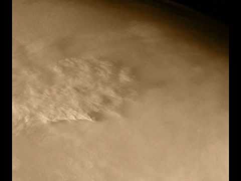 Phobos shadow passing over Viking 1 landing site dust storm (40x actual speed)