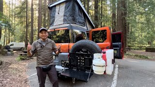 Mechanic Builds tiny home on wheels - Living in my 250,000 miles Honda Element