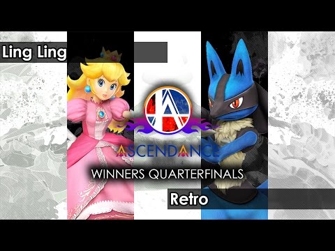 Smash 4: Ling Ling (Peach) V OPB | Retro (Lucario) - Ascendance 27 Tournament SSB4