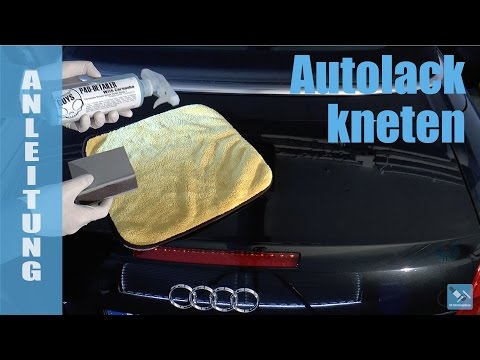 ANLEITUNG: Autolack kneten