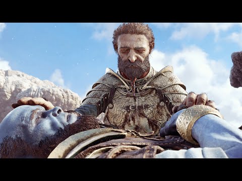 Broks Death and Funeral Sad Ending Scene - God Of War Ragnarok (4K 60FPS HDR)