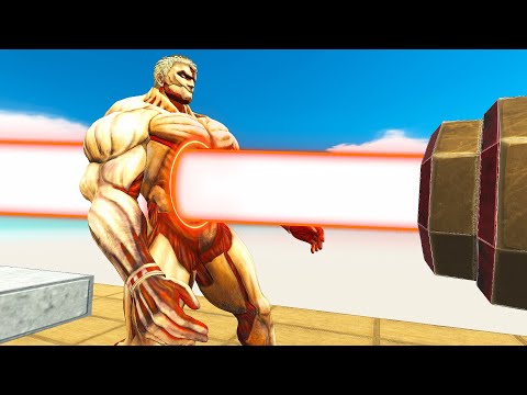 GIANT LASER VS MONSTERS - Animal Revolt Battle Simulator