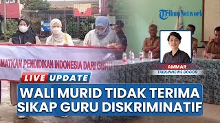 Aksi Protes di SDN Pajeleran 01 Bogor, Orang Tua Murid Tak Terima Anaknya Kena Diskriminasi Guru