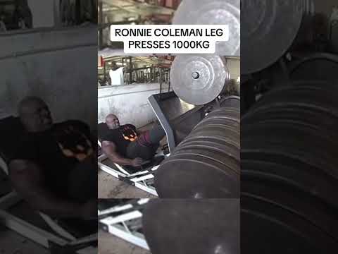 Ronnie Coleman Leg Presses 1000kg #shorts
