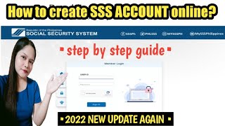 How to create SSS ACCOUNT ONLINE 2022? Paano mag register sa SSS ONLINE?