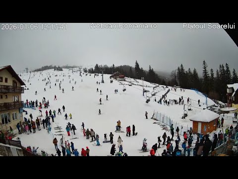 🔴 LIVE | Webcam Complexul Platoul Soarelui - Straja | Starea Pârtiilor în Timp Real
