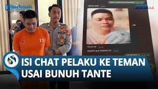 Isi Chat Keponakan Bunuh Tante di Bogor Terkuak! Sempat Kirim Foto TKP Bersimbah Darah ke Temannya