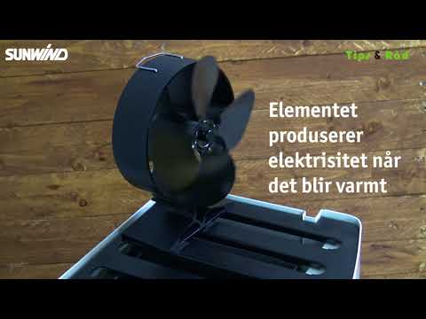 Vifte Sunwind Varmedrevet Airflow 909